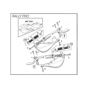 Handbary osłony dłoni Acerbis Rally Pro z mocowaniem tylko na kierownicę 22mm-3