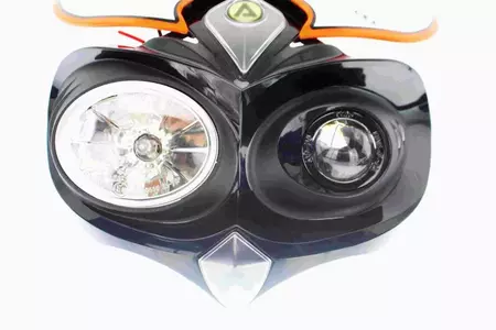 Acerbis CYCLOPE koplamp reflector oranje-1