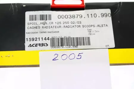 Acerbis Honda 05 radiaatorikaitsekomplekt-3