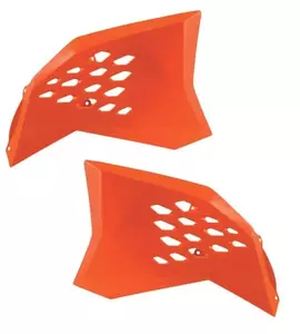 Conjunto de tampas de radiador Acerbis cor de laranja-1