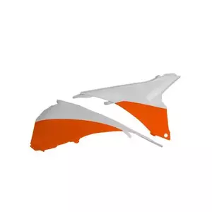 Acerbis Luftfilter Airboxabdeckungen weiß und orange-1