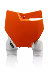 Acerbis aptor orange och vit frontnummerskylt-1