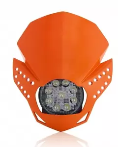 Lampa przednia owiewka Acerbis LED Fulmine pomarańczowa-5