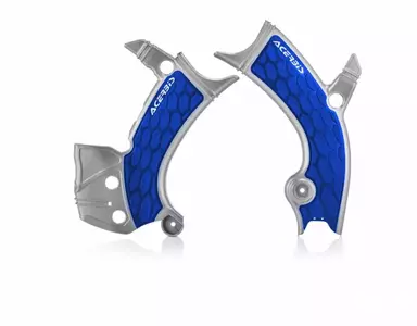 Protecções de quadro Acerbis X-Grip Yamaha YZF 450 18-22 YZF 250 19-22 cinzento-azul-1