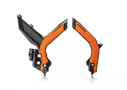 Osłony ramy Acerbis X-Grip KTM 19-21 czarno-pomarańczowe