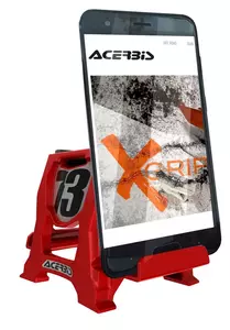 Support pour téléphone portable Acerbis rouge-1
