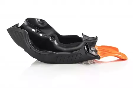 Acerbis Motorschildabdeckung schwarz und orange-2