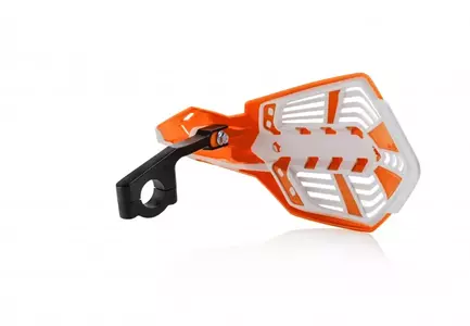 Acerbis X-Future universalhåndtag med orange og hvid fitting-2