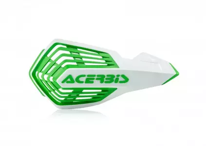 Handbary uniwersalne Acerbis X-Future uniwersalne mocowanie biało-zielone-1
