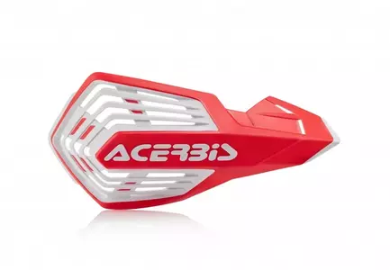 Acerbis X-Future χειρολαβές γενικής χρήσης κόκκινη/λευκή στερέωση-1