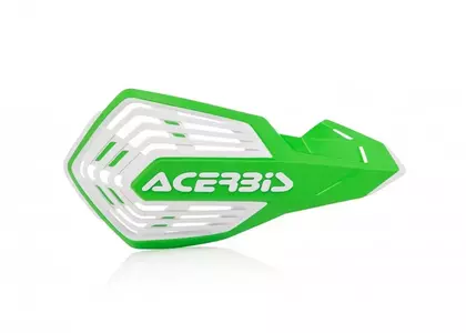 Acerbis X-Future universalhandtag med grönt och vitt fäste-1