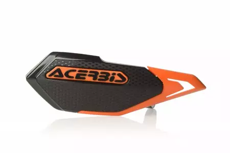 "Acerbis X-Elite" rankiniai vairai E-Bike MTB Minicross juodai oranžiniai-2