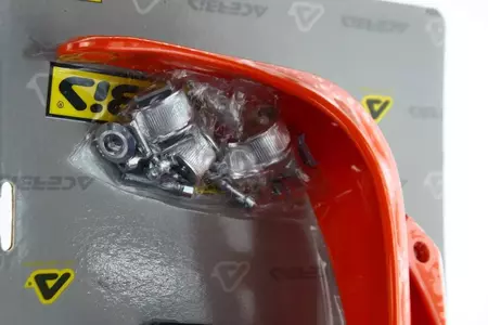 "Acerbis Rally Profile" rankų apsaugos oranžinės spalvos-4