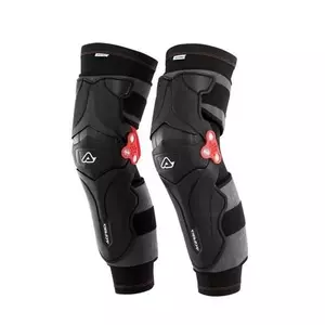 Acerbis X- Strong kniebeschermers zwart en rood - 886118491035
