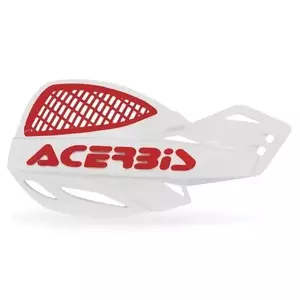 Acerbis MX Handbars Uniko Geventileerd wit en rood-2