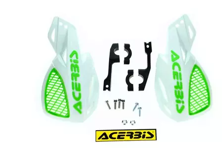 Acerbis MX Uniko Vented käsinojat valkoinen ja vihreä-3