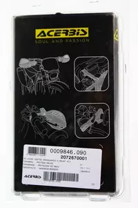 Acerbis MX Uniko ventilirane ručke, crno-bijele-5