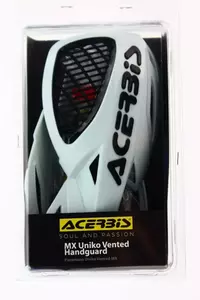 Acerbis MX Uniko Vented ručke, bijela i crna ventilacija-5