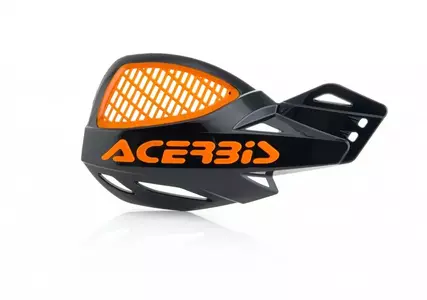Acerbis MX Uniko ventilēti roku aizsargi melnā un oranžā krāsā-1