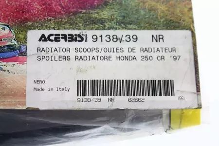 Acerbis Honda CR 97 set protezioni radiatore nero-5