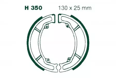 Calços de travão EBC 350 - H350