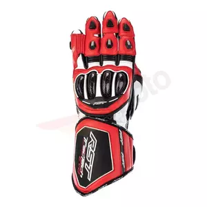RST Tractech Evo 4 CE κόκκινα/λευκά/μαύρα δερμάτινα γάντια μοτοσικλέτας M-1