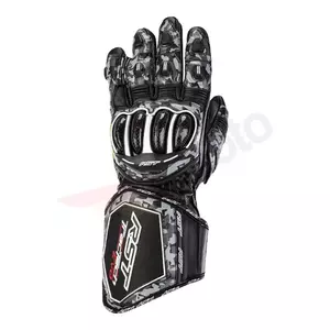 RST Tractech Evo 4 CE γκρι καμουφλάζ/μαύρα δερμάτινα γάντια μοτοσικλέτας M-1