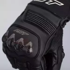 Guantes de cuero para moto RST Freestyle 2 CE negro/negro/negro M-2