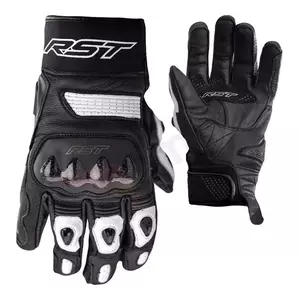 RST Freestyle 2 CE zwart/wit/wit leren motorhandschoenen XS-1