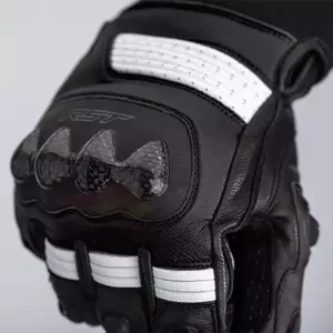 RST Freestyle 2 CE kožené rukavice na motorku čierna/biela/biela M-2