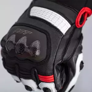 RST Freestyle 2 CE usnjene motoristične rokavice črna/rdeča/bela M-4