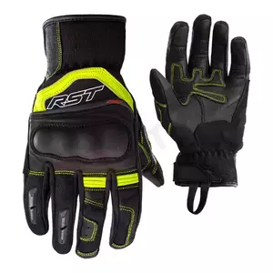RST Urban Air 3 Mesh CE черни/флуорово жълти кожени ръкавици за мотоциклет M-1