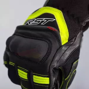 RST Urban Air 3 Mesh CE черни/флуорово жълти кожени ръкавици за мотоциклет M-2