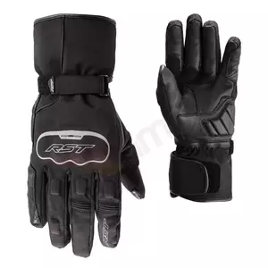 RST Axiom WP CE černé S kožené/textilní rukavice na motorku - 102685-BLK-08