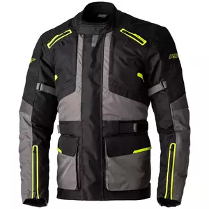 RST Endurance CE crna/siva/fluo žuta 3XL tekstilna motociklistička jakna-1