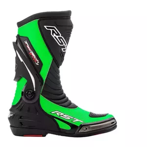 RST Tractech Evo III Sport CE neónovo zelené/čierne kožené topánky na motorku 44-1