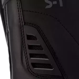 Bottes de moto RST S1 CE en cuir noir/noir 40-4