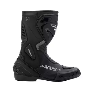 RST S1 CE cizme de motocicletă din piele neagră/neagră 44