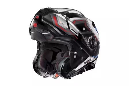Nolan N100-5 Upwind N-Com motociklistička kaciga s punim licem bijela/crna/plava XXS-3