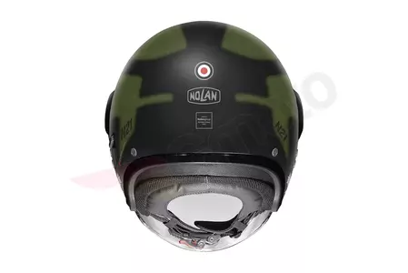 Nolan N21 Visor Skydweller motoristična čelada z odprtim obrazom bela/črna/rdeča/zelena mat XXXL-4