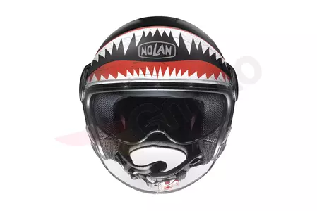 Nolan N21 Visor Skydweller open face Motorradhelm weiß/schwarz/rot/grau matt XXXL-2