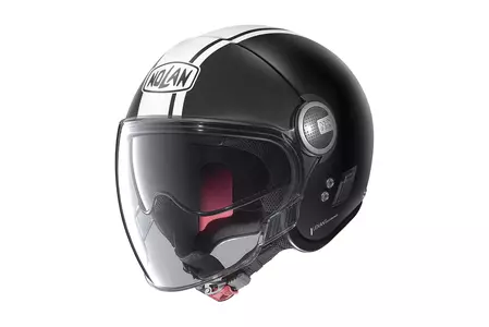 Nolan N21 Visor Dolce Vita casque moto ouvert noir/blanc mat M - N21000589-099-M