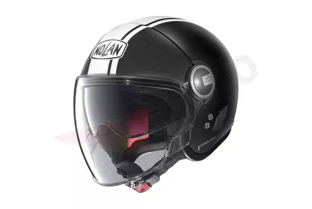 Nolan N21 Visor Dolce Vita motorcykelhjelm med åbent ansigt sort/hvid mat XL-1