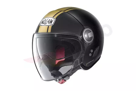 Nolan N21 Visor Dolce Vita otvorená motocyklová prilba čierna/zlatá matná L - N21000589-100-L