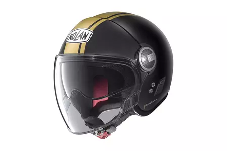 Nolan N21 Visor Dolce Vita casque moto ouvert noir/doré mat M - N21000589-100-M