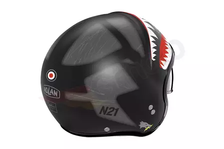 Kask motocyklowy otwarty Nolan N21 Skydweller biały/czarny/czerwony/szary mat XXXL-3