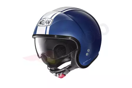 Nolan N21 Dolce Vita motorcykelhjälm med öppet ansikte blå/vit L-1