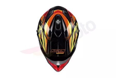 Nolan N53 Fender nero/rosso/giallo L casco moto cross enduro-3
