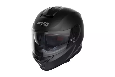 Nolan N80-8 Classic N-Com intégral casque moto mat noir XL - N88000027-010-XL