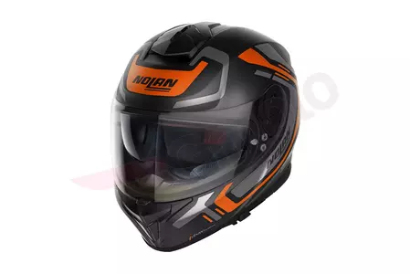 Nolan N80-8 Ally N-Com Integral-Motorradhelm schwarz/grau/orange matt L - N88000568-041-L